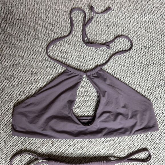 Dippin Daisys 2-Piece Swim Suit Bikini Bottom Size S Halter Top Size M - Picture 3 of 9
